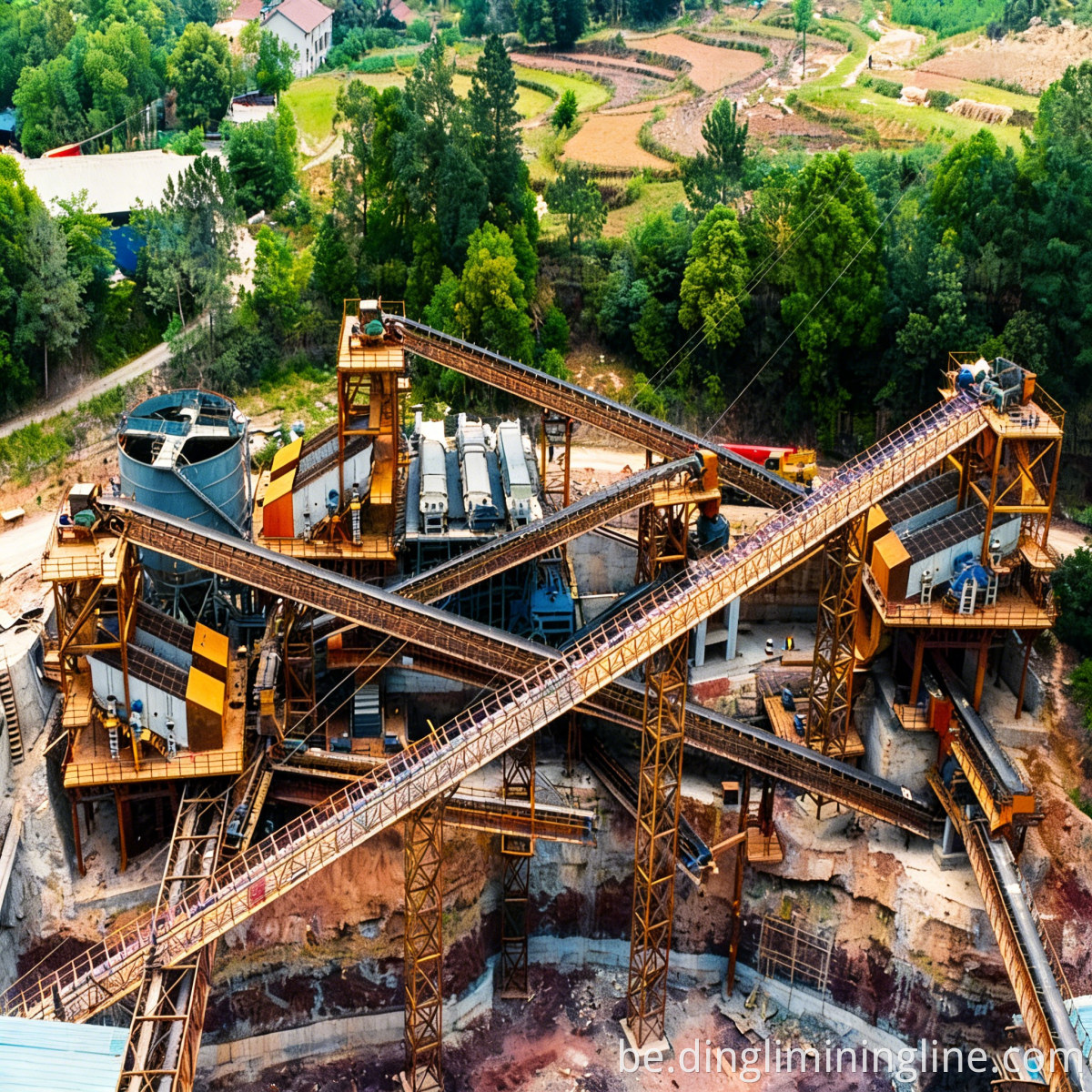 Water Washing Sand Aggregate Line